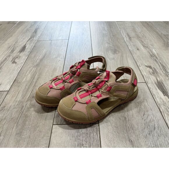 Lands End Women’s Sports Sandals All Weather Closed Toe River Sandals Size 6 - Picture 1 of 13
